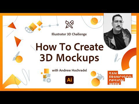 Creating 3D Mockups from Scratch | Illustration Challenge