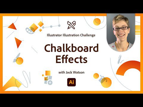 Chalkboard Effects | Illustrator Illustration Challenge