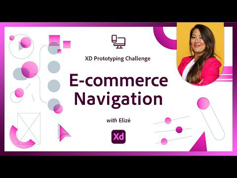 E-commerce Navigation Menu Makeover | Xd Prototyping Challenge