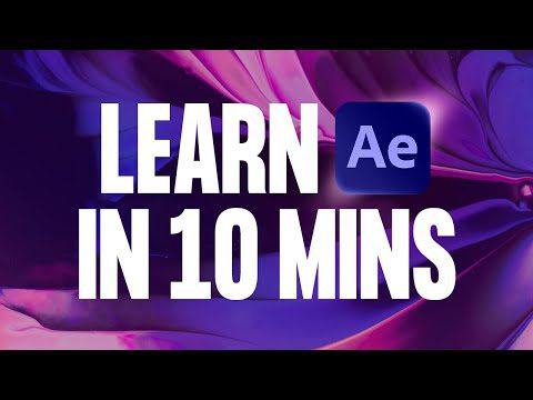 Learn After Effects in 10 Minutes! Beginner Tutorial