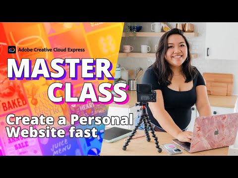 How to Make a Personal Website | Adobe Express Masterclass