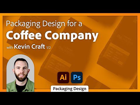 Packaging Design for a Coffee Company in Illustrator with Kevin Craft – 1 of 2