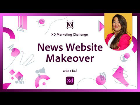News Homepage Makeover | Xd Marketing Challenge